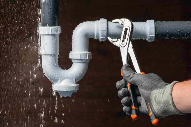Professional Plumbing technician working in Mather, PA